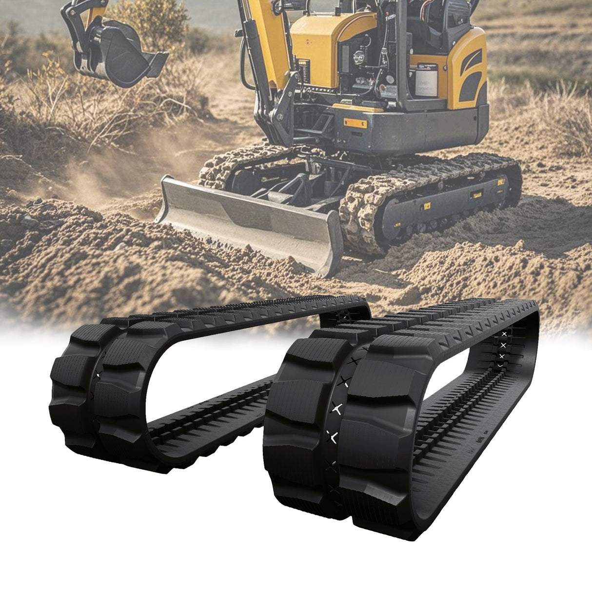 Bobcat 337, 341, 341G, 435, 435AG, 435C ‖ Rubber Tracks ‖ 400x72.5Wx74