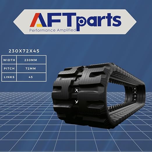 Messersi M08E, M16, M18, M20 ‖ Rubber Tracks ‖ 230x72x45