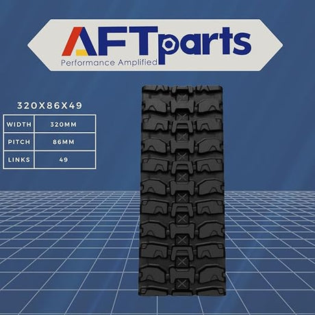 Bobcat T180, T190, T550, T590, T595, ‖ Rubber Tracks ‖ 320x86Qx49