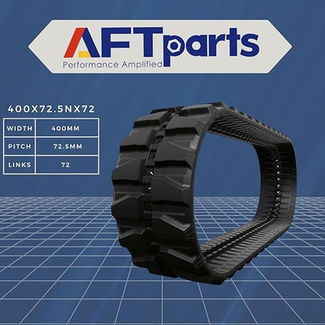 Case 50 MAXI, 50RTB, CK50, CK52, CX50 ‖ Rubber Tracks ‖ 400x72.5Nx72